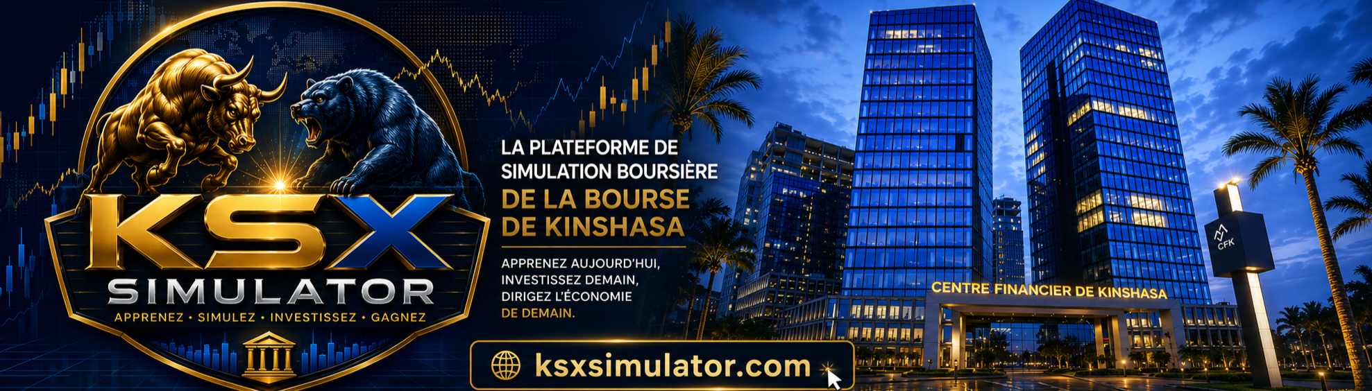 KSX Simulator — la plateforme de simulation boursière de la Bourse de Kinshasa